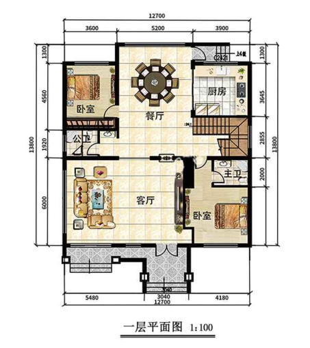 340平米新中式二层轻钢别墅