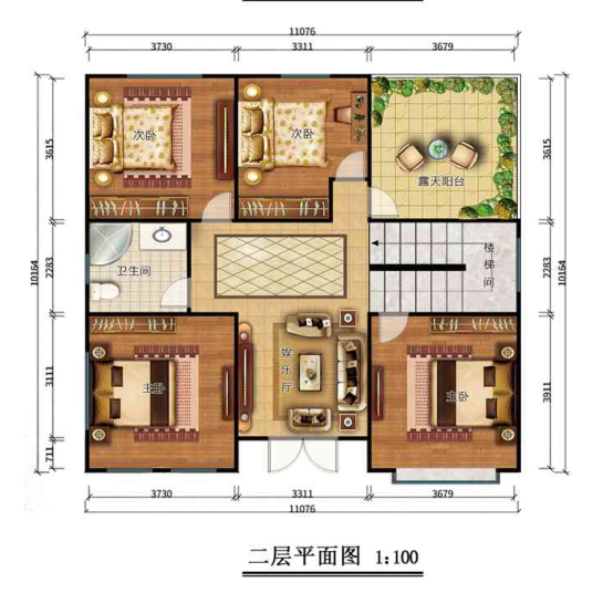 二层240平米欧式轻钢房屋